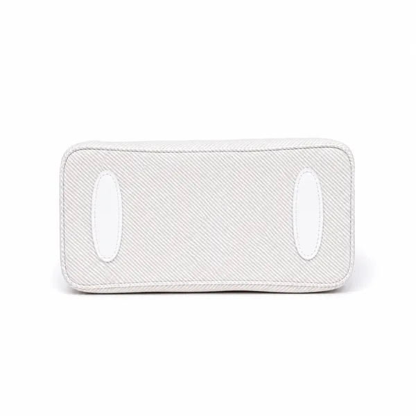 White_Small_Satchel_Bag_3_Compartment_Sling_Strap_Structured_Small_For_Women
