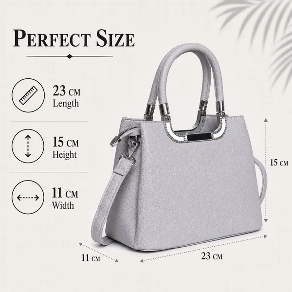 SANTORINI_Élysée_Textured_Small_Satchel_Bag