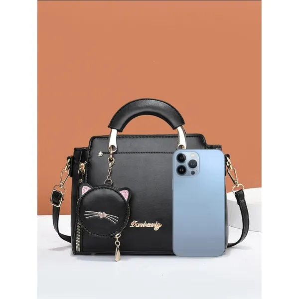 Black_Small_Satchel_Bag_Fancy_Satchel_Mall_Size_For_Women