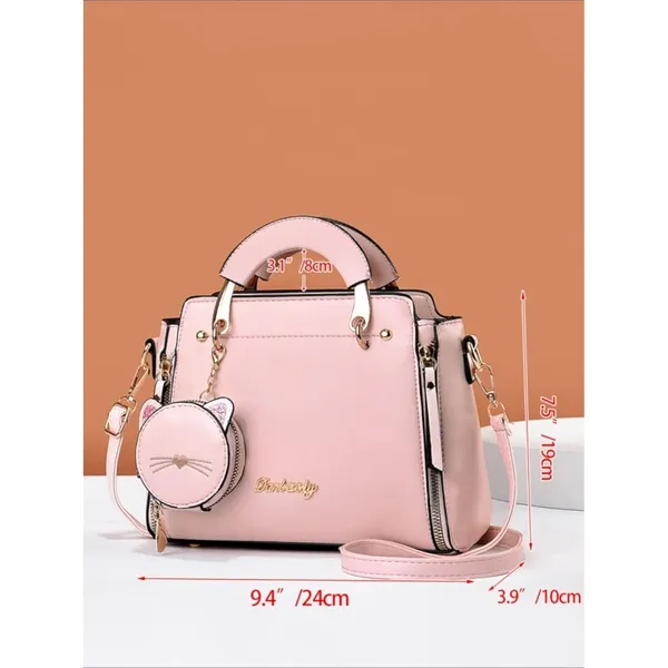 Pink_Small_Satchel_Bag_Fancy_Satchel_Mall_Size_For_Women