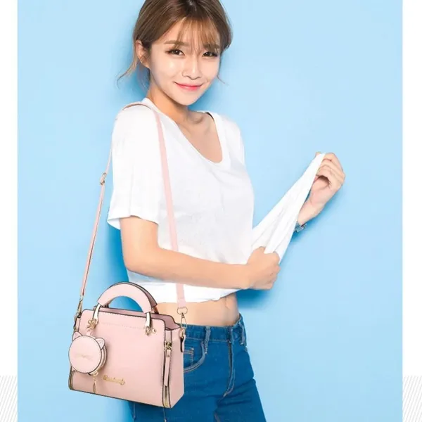 Pink_Small_Satchel_Bag_Fancy_Satchel_Mall_Size_For_Women