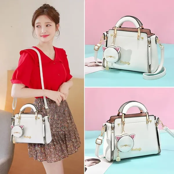 White_Small_Satchel_Bag_Fancy_Satchel_Mall_Size_For_Women