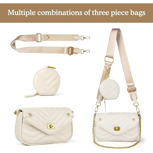 White_Mini_Sling_Bags_Latest_Coin_Pouch_Attached_Cross_Body_For_Women