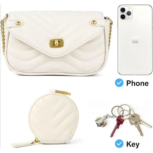 White_Mini_Sling_Bags_Latest_Coin_Pouch_Attached_Cross_Body_For_Women