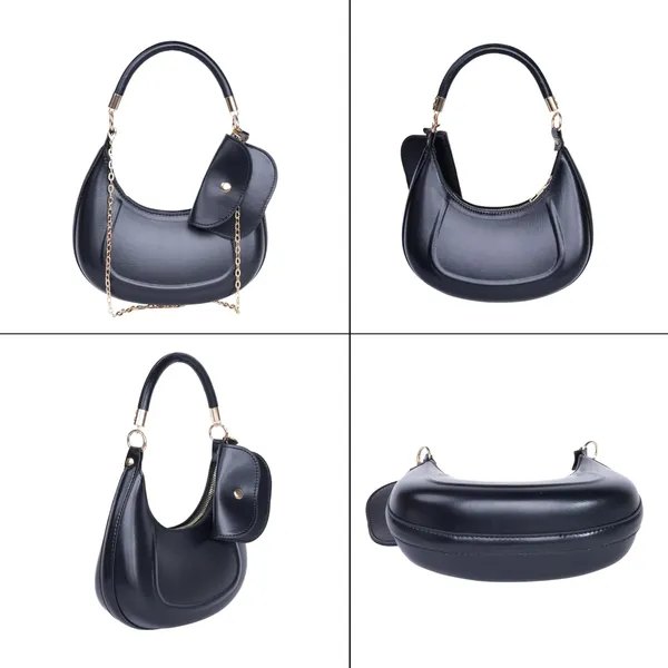 Black_Verona_Chic_Hobo_Bag_Imported_Faux_Leather_Dual_Detachable_Straps_For_Women