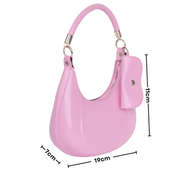 Pink_Verona_Chic_Hobo_Bag_Imported_Faux_Leather_Dual_Detachable_Straps_For_Women