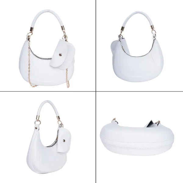 White_Verona_Chic_Hobo_Bag_Imported_Faux_Leather_Dual_Detachable_Straps_For_Women