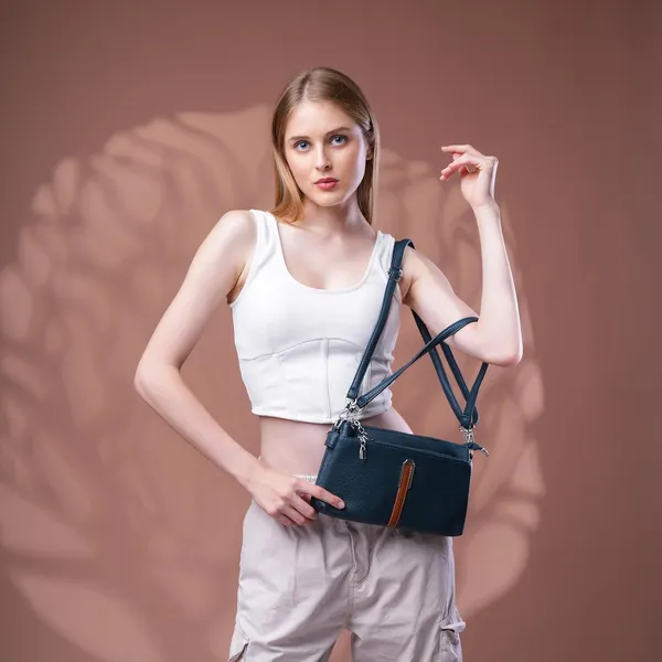 Drak_Blue_Tri_Section_Sling_Bag_1_Main_Compartment_3_For_Women