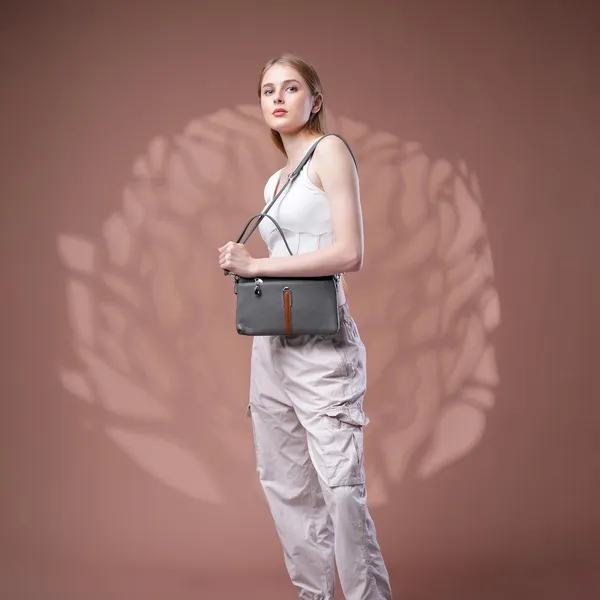 Grey_Tri_Section_Sling_Bag_1_Main_Compartment_3_For_Women