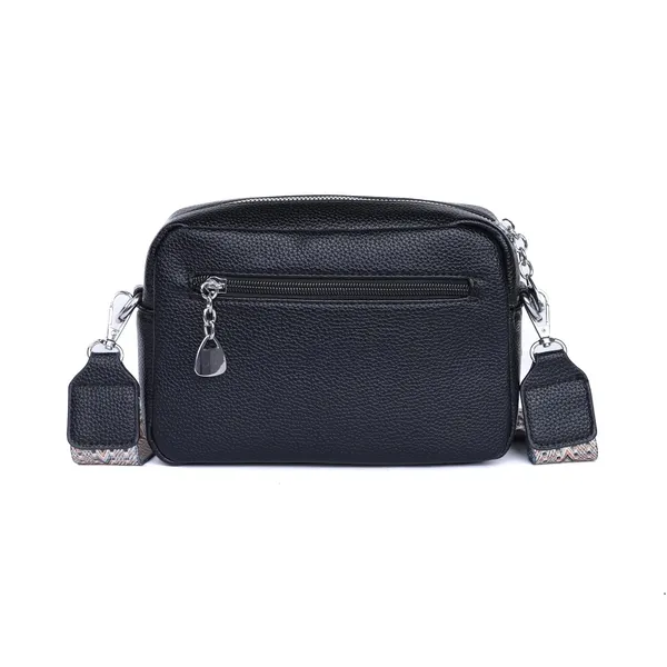 Black_Luxevibe_Sling_Bag_Premium_Faux_Leather_Crossbody_Detachable_For_Women