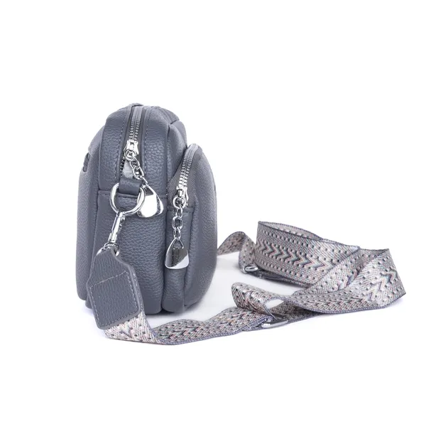 Grey_Luxevibe_Sling_Bag_Premium_Faux_Leather_Crossbody_Detachable_For_Women