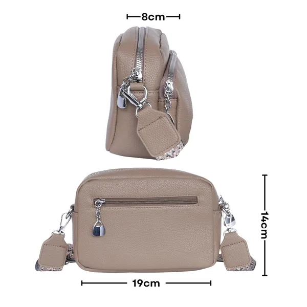 Khaki_Luxevibe_Sling_Bag_Premium_Faux_Leather_Crossbody_Detachable_For_Women