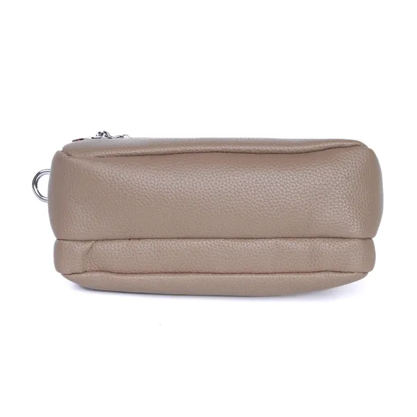 Khaki_Luxevibe_Sling_Bag_Premium_Faux_Leather_Crossbody_Detachable_For_Women