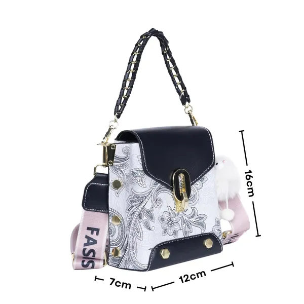 Black_Paisley_Mini_Luxe_Sling_Bag_Premium_Faux_Leather_2_For_Women