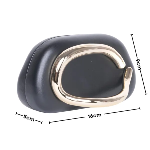 Black_Clutch_Glossy_Series_Faux_Leather_Clutch_For_Women
