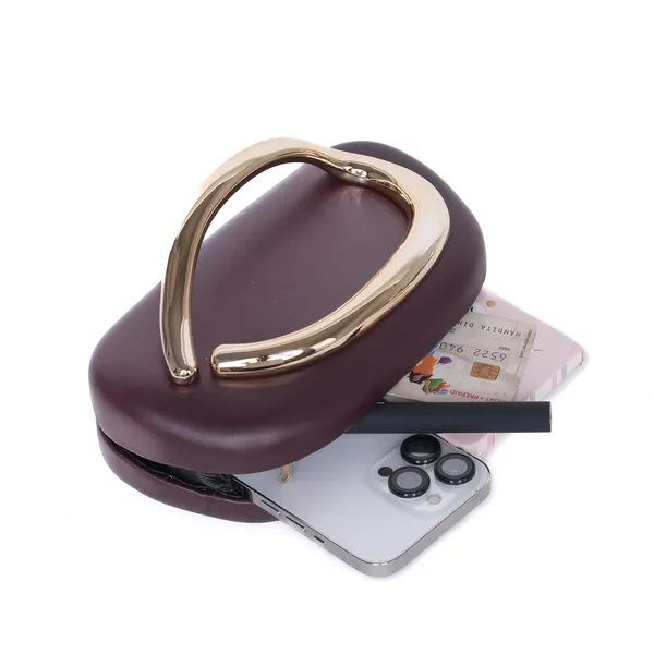 Brown_Clutch_Glossy_Series_Faux_Leather_Clutch_For_Women