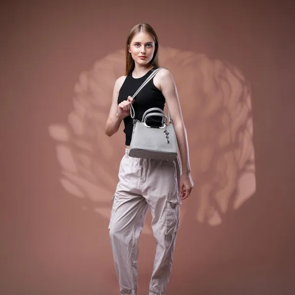 SANTORINI_Élysée_Textured_Small_Satchel_Bag