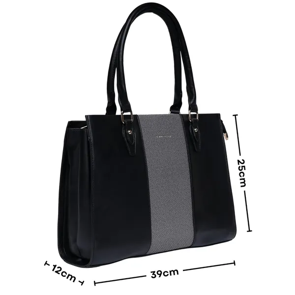 Black_Beauty_Bella_Structured_Tote_Bag_Office_Handbag_Dual_For_Women