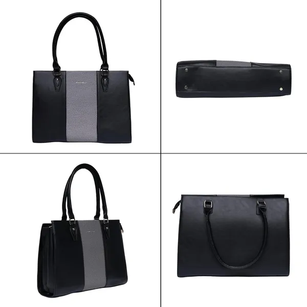 Black_Beauty_Bella_Structured_Tote_Bag_Office_Handbag_Dual_For_Women
