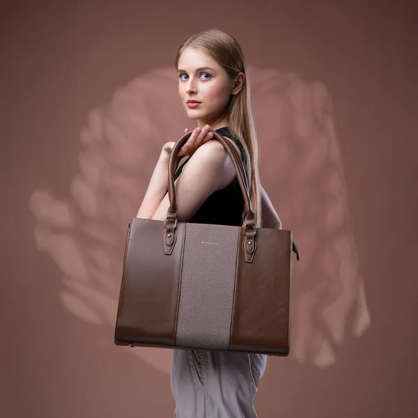 Broan_Beauty_Bella_Structured_Tote_Bag_Office_Handbag_Dual_For_Women