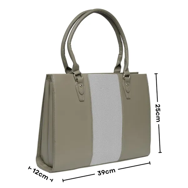 Green_Beauty_Bella_Structured_Tote_Bag_Office_Handbag_Dual_For_Women