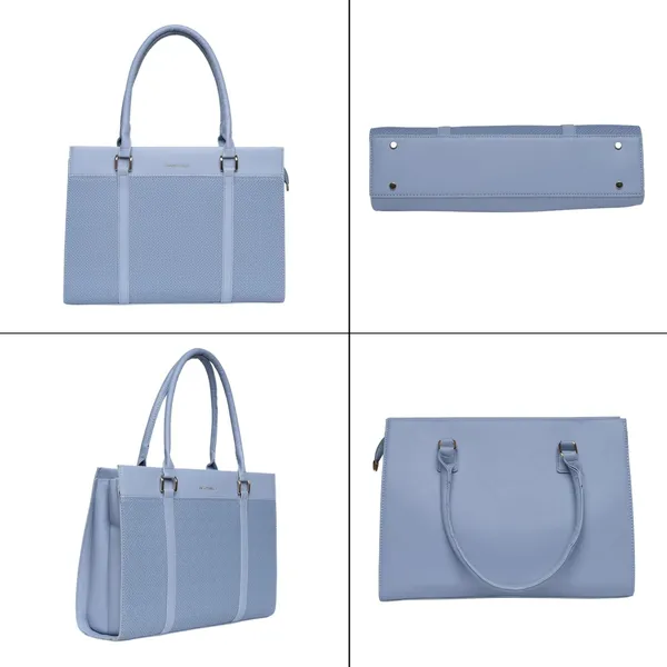 Blue_Beauty_Bella_Siena_Structured_Tote_Bag_Office_Handbag_For_Women