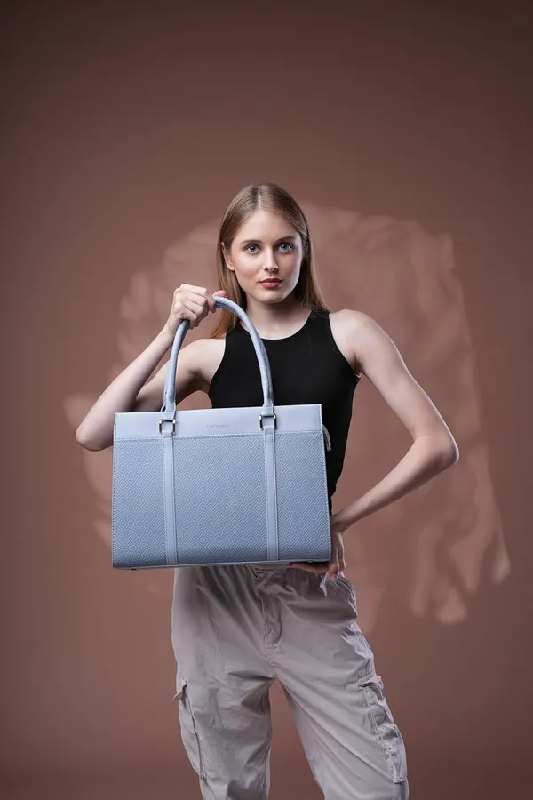 Blue_Beauty_Bella_Siena_Structured_Tote_Bag_Office_Handbag_For_Women