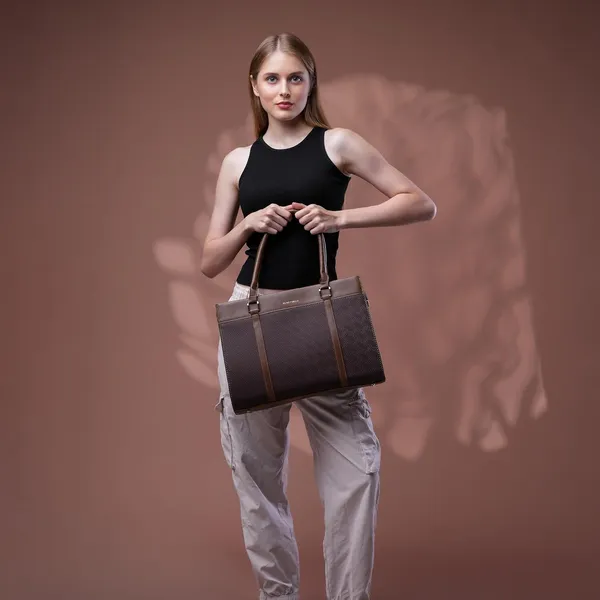 Brown_Beauty_Bella_Siena_Structured_Tote_Bag_Office_Handbag_For_Women