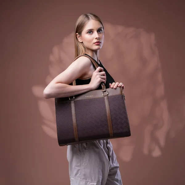 Brown_Beauty_Bella_Siena_Structured_Tote_Bag_Office_Handbag_For_Women