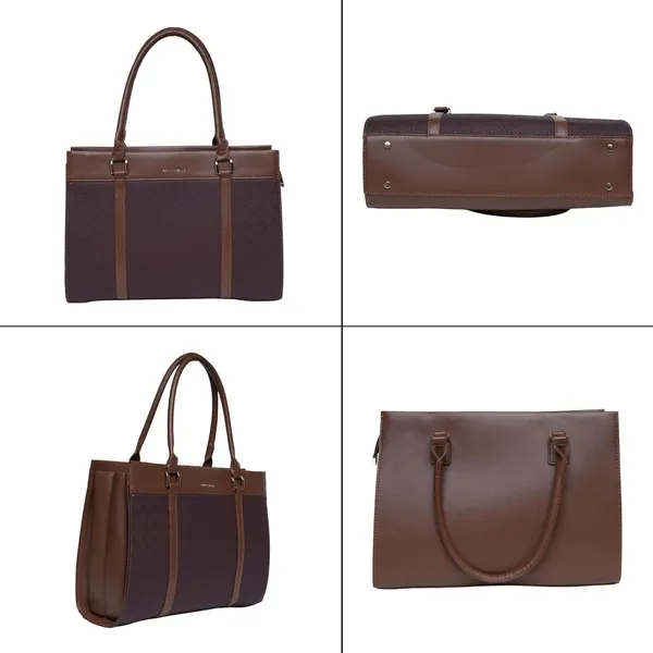Brown_Beauty_Bella_Siena_Structured_Tote_Bag_Office_Handbag_For_Women
