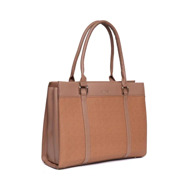 Camel_Beauty_Bella_Siena_Structured_Tote_Bag_Office_Handbag_For_Women