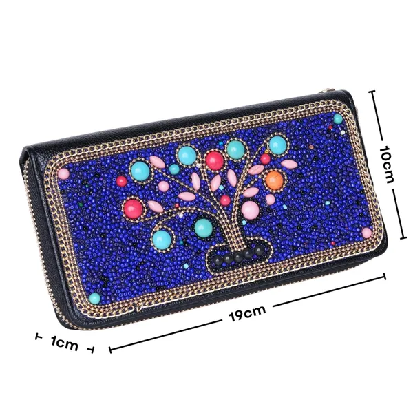 Multicolor_Ethnobead_Luxe_Wallet_Clutch_Wallet_3_Compartments_Card_Slots_Wrist_For_Women