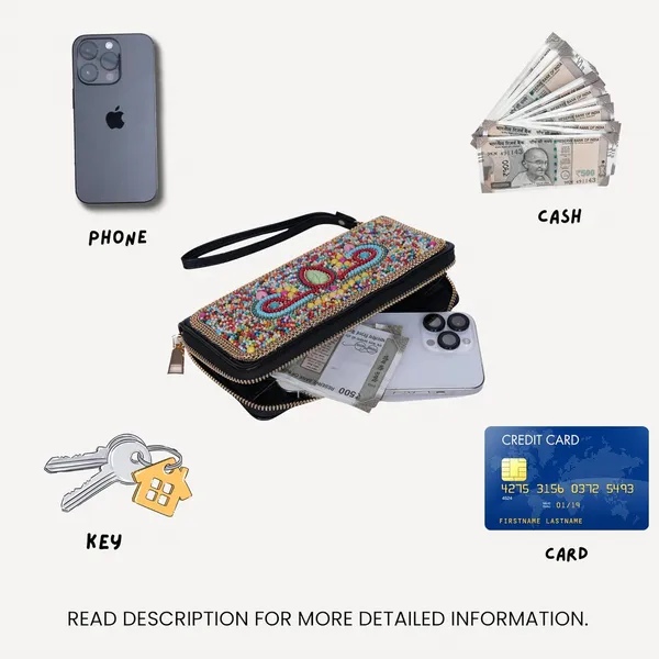 Multicolor_Ethnobead_Luxe_Wallet_Clutch_Wallet_3_Compartments_Card_Slots_Wrist_For_Women