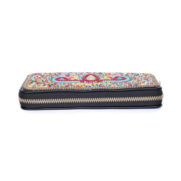 Multicolor_Ethnobead_Luxe_Wallet_Clutch_Wallet_3_Compartments_Card_Slots_Wrist_For_Women