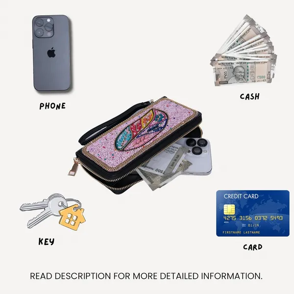 Multicolor_Ethnobead_Luxe_Wallet_Clutch_Wallet_3_Compartments_Card_Slots_Wrist_For_Women
