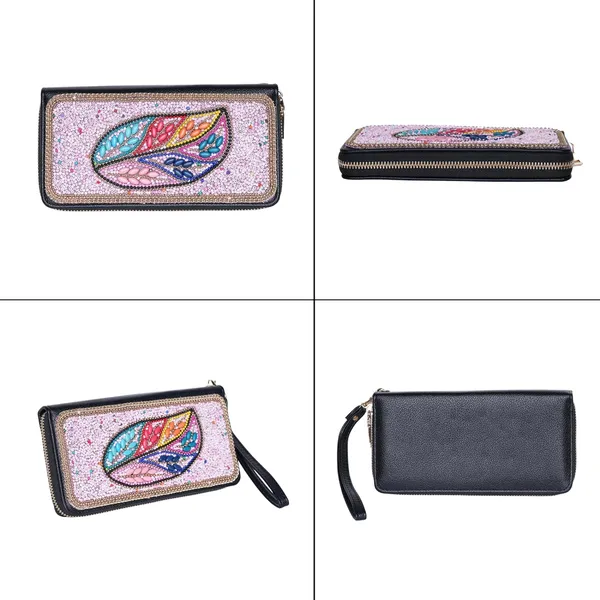 Multicolor_Ethnobead_Luxe_Wallet_Clutch_Wallet_3_Compartments_Card_Slots_Wrist_For_Women