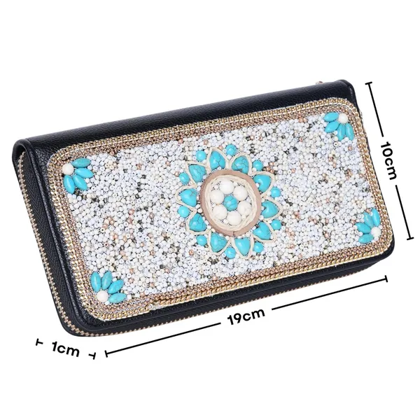 Multicolor_Ethnobead_Luxe_Wallet_Clutch_Wallet_3_Compartments_Card_Slots_Wrist_For_Women