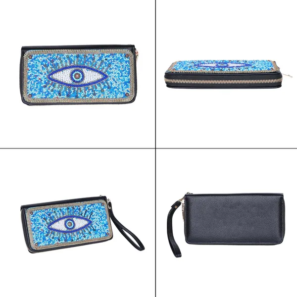 Multicolor_Ethnobead_Luxe_Wallet_Clutch_Wallet_3_Compartments_Card_Slots_Wrist_For_Women