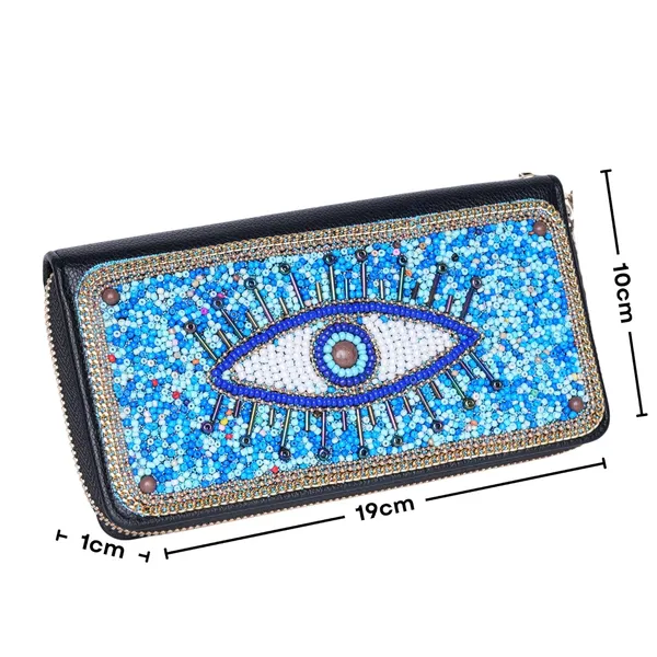 Multicolor_Ethnobead_Luxe_Wallet_Clutch_Wallet_3_Compartments_Card_Slots_Wrist_For_Women