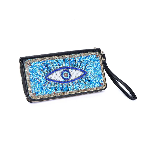 Multicolor_Ethnobead_Luxe_Wallet_Clutch_Wallet_3_Compartments_Card_Slots_Wrist_For_Women