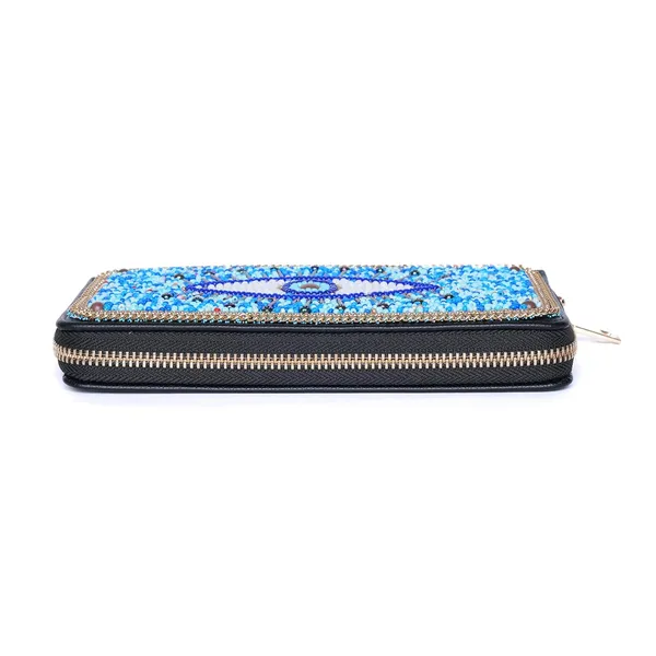 Multicolor_Ethnobead_Luxe_Wallet_Clutch_Wallet_3_Compartments_Card_Slots_Wrist_For_Women