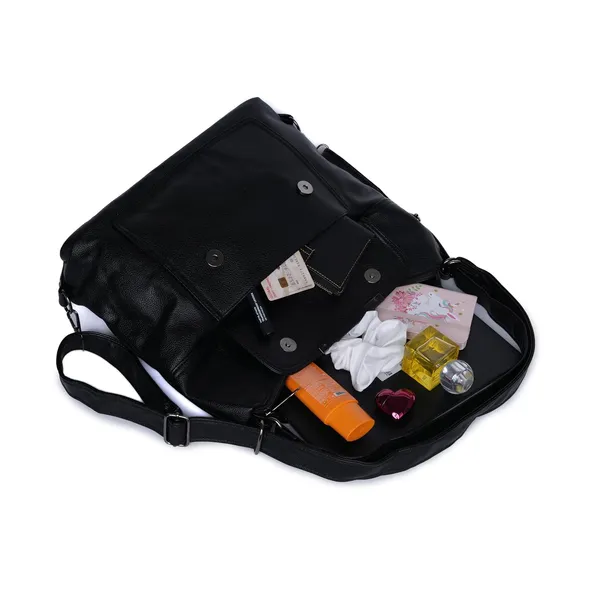 Black_Versahobo_2_1_Convertible_Handbag_Backpack_2_Main_Compartments_For_Women