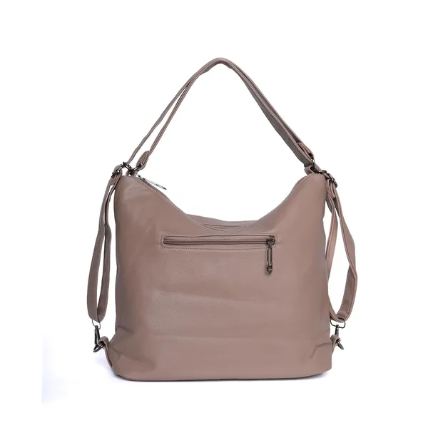 Khaki_Versahobo_2_1_Convertible_Handbag_Backpack_2_Main_Compartments_For_Women
