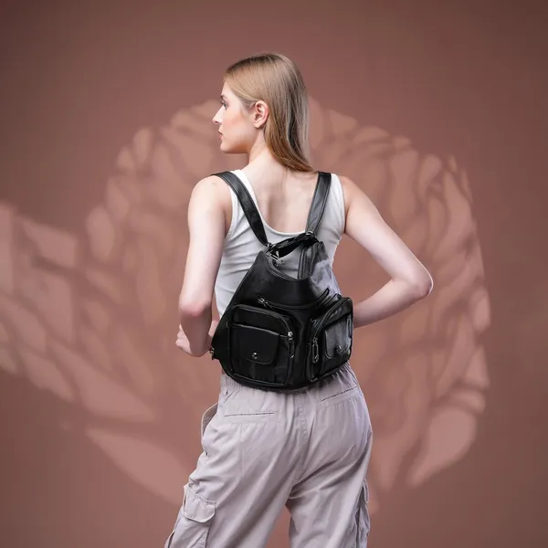 Black_Handbag_2_1_Convertible_Shoulder_Bag_Backpack_Pocket_For_Women