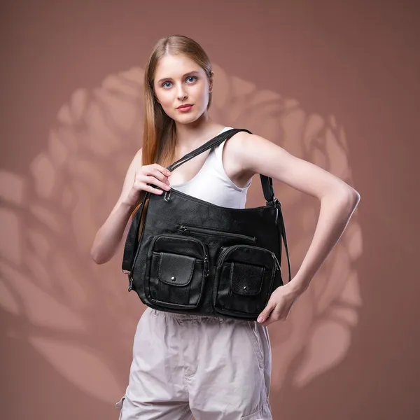 Black_Handbag_2_1_Convertible_Shoulder_Bag_Backpack_Pocket_For_Women