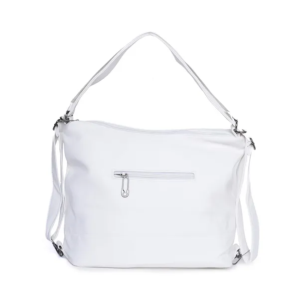 White_Handbag_2_1_Convertible_Shoulder_Bag_Backpack_Pocket_For_Women