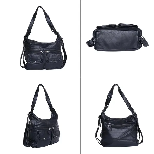 Black_Dualmode_Handbag_2_1_Convertible_Shoulder_Bag_Backpack_For_Women