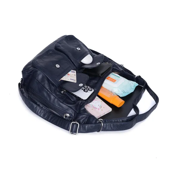 Blue_Dualmode_Handbag_2_1_Convertible_Shoulder_Bag_Backpack_For_Women