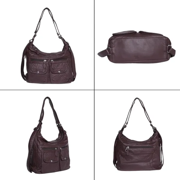 Brown_Dualmode_Handbag_2_1_Convertible_Shoulder_Bag_Backpack_For_Women