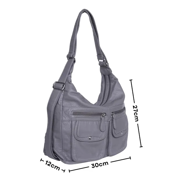 Grey_Dualmode_Handbag_2_1_Convertible_Shoulder_Bag_Backpack_For_Women